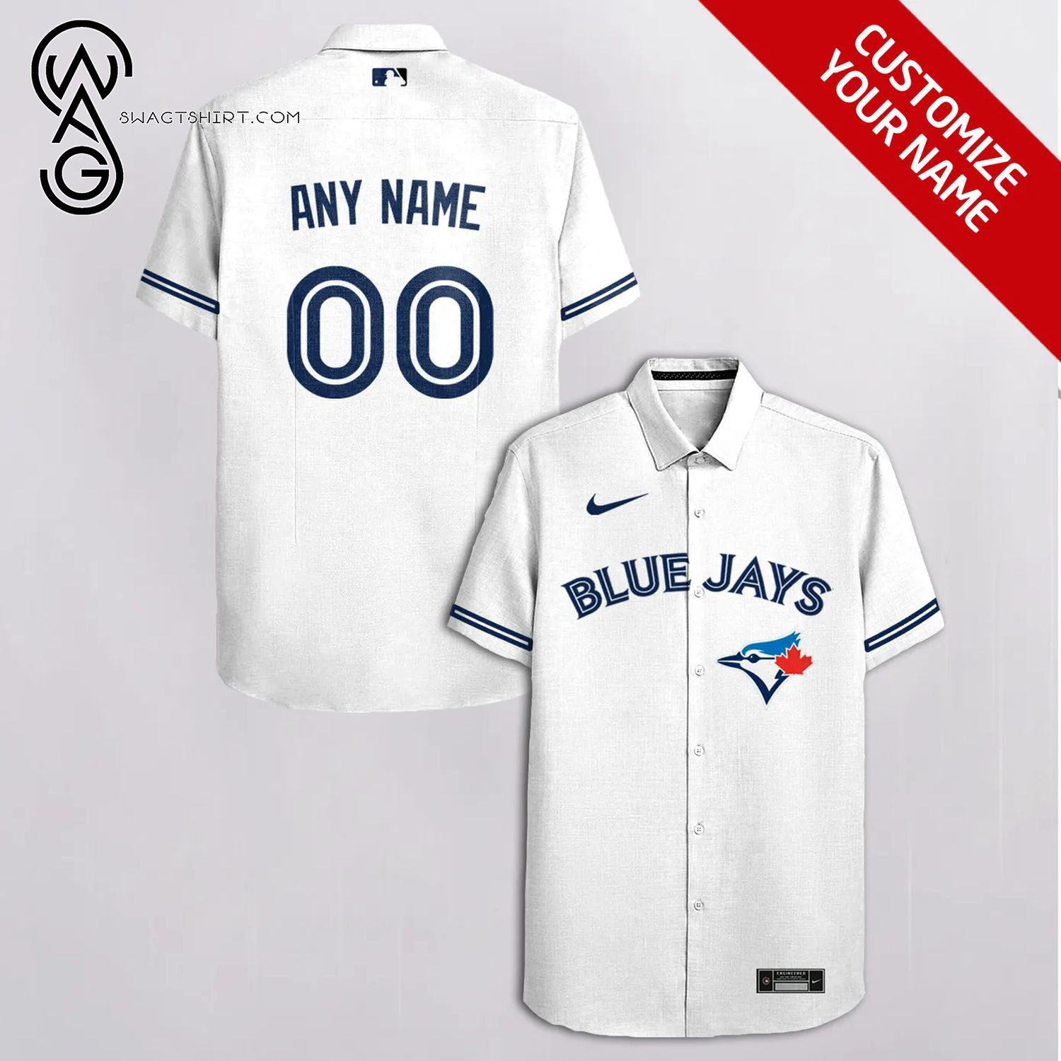 [Top Trending] Toronto Blue Jays Baseball Team Full Printing Personalized Hawaiian Shirt